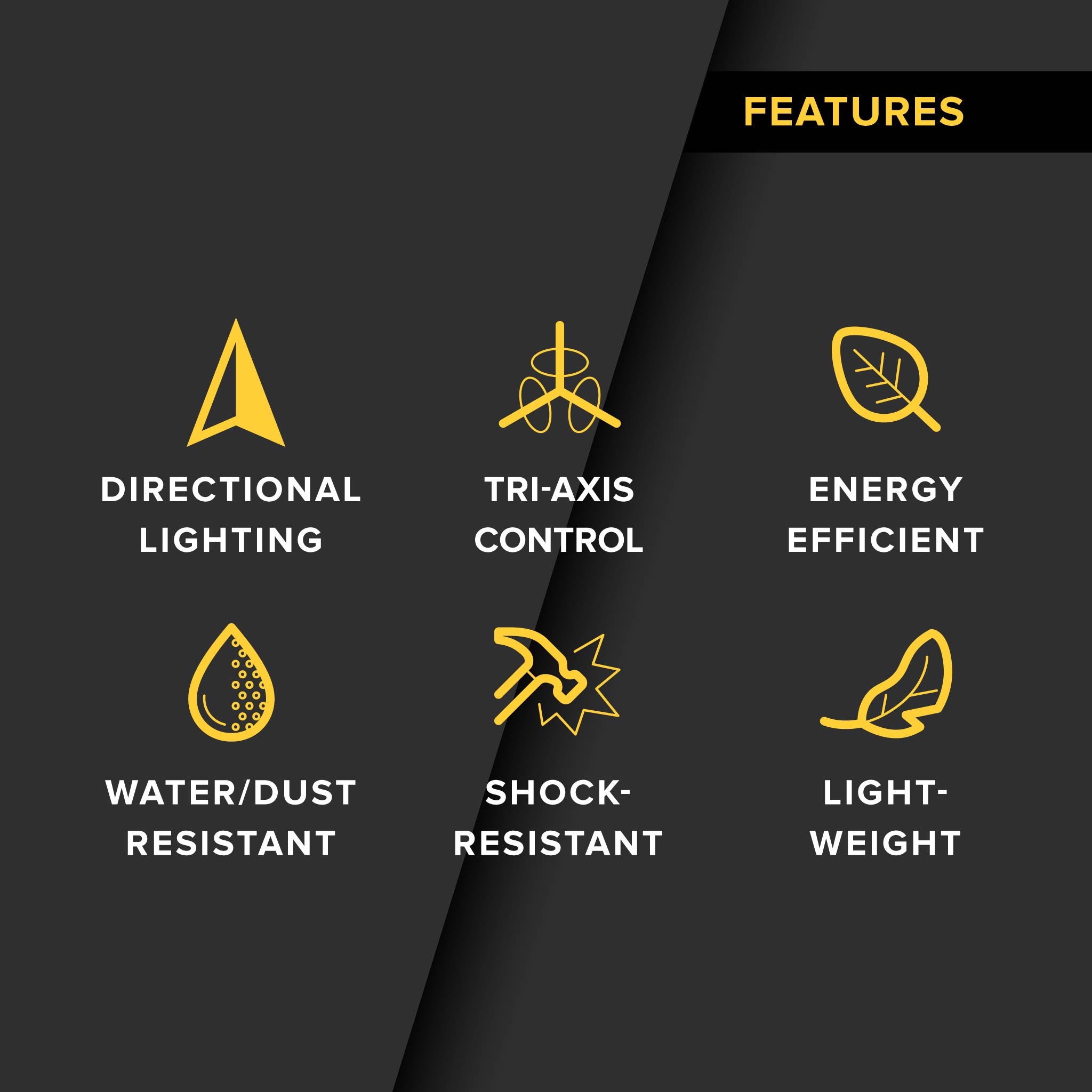 1200 Watt Flood Light Kit