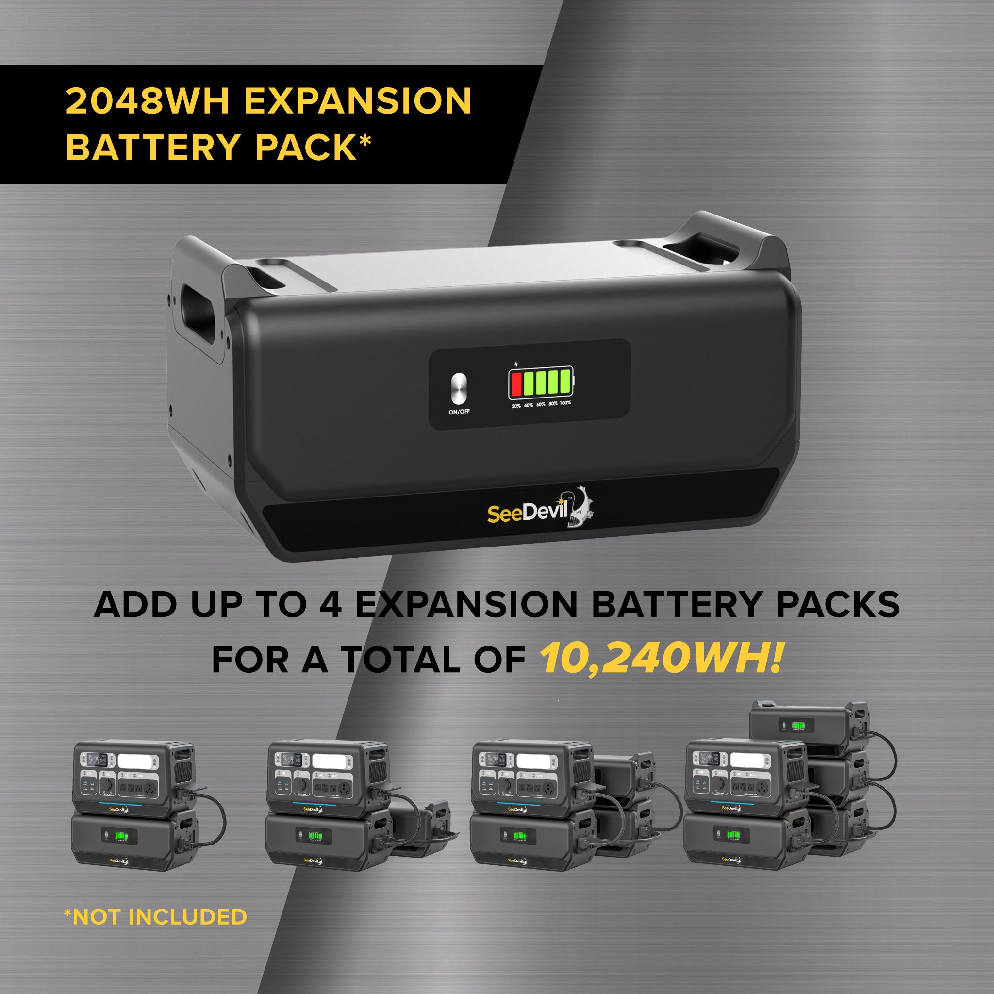 2400W 2048Wh Portable Power Station