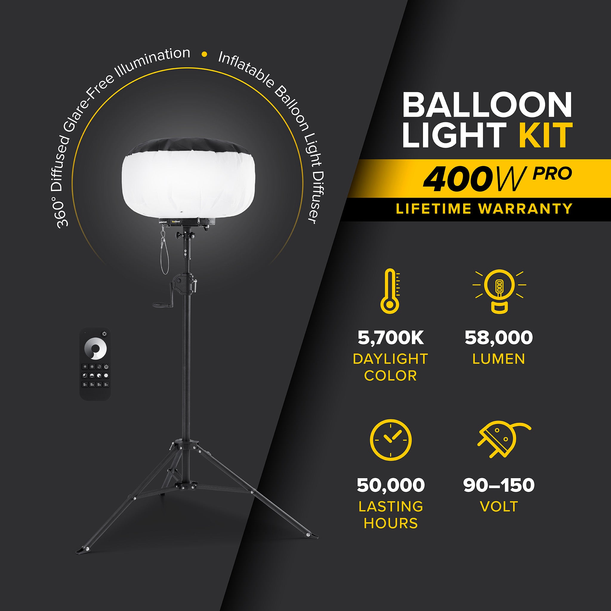 G3 400 Watt Balloon Light Kit