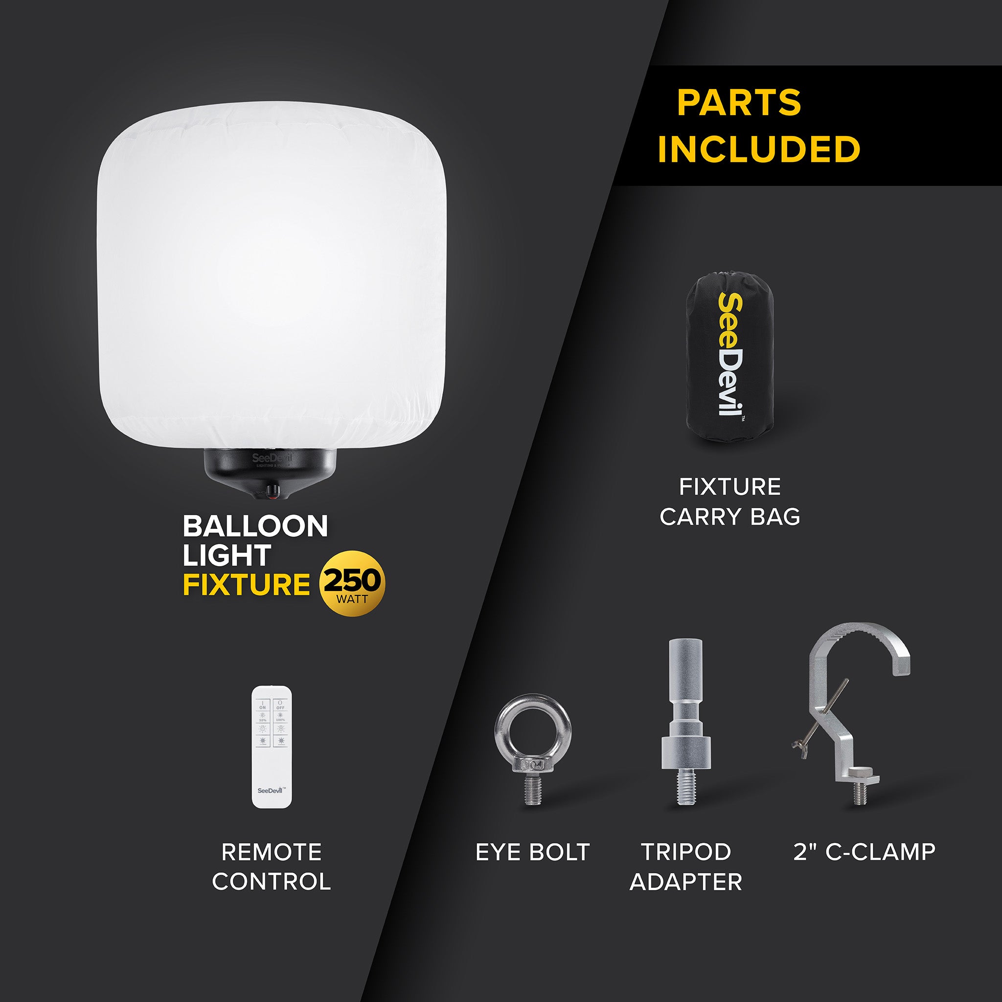 G3 250 Watt Balloon Light Fixture