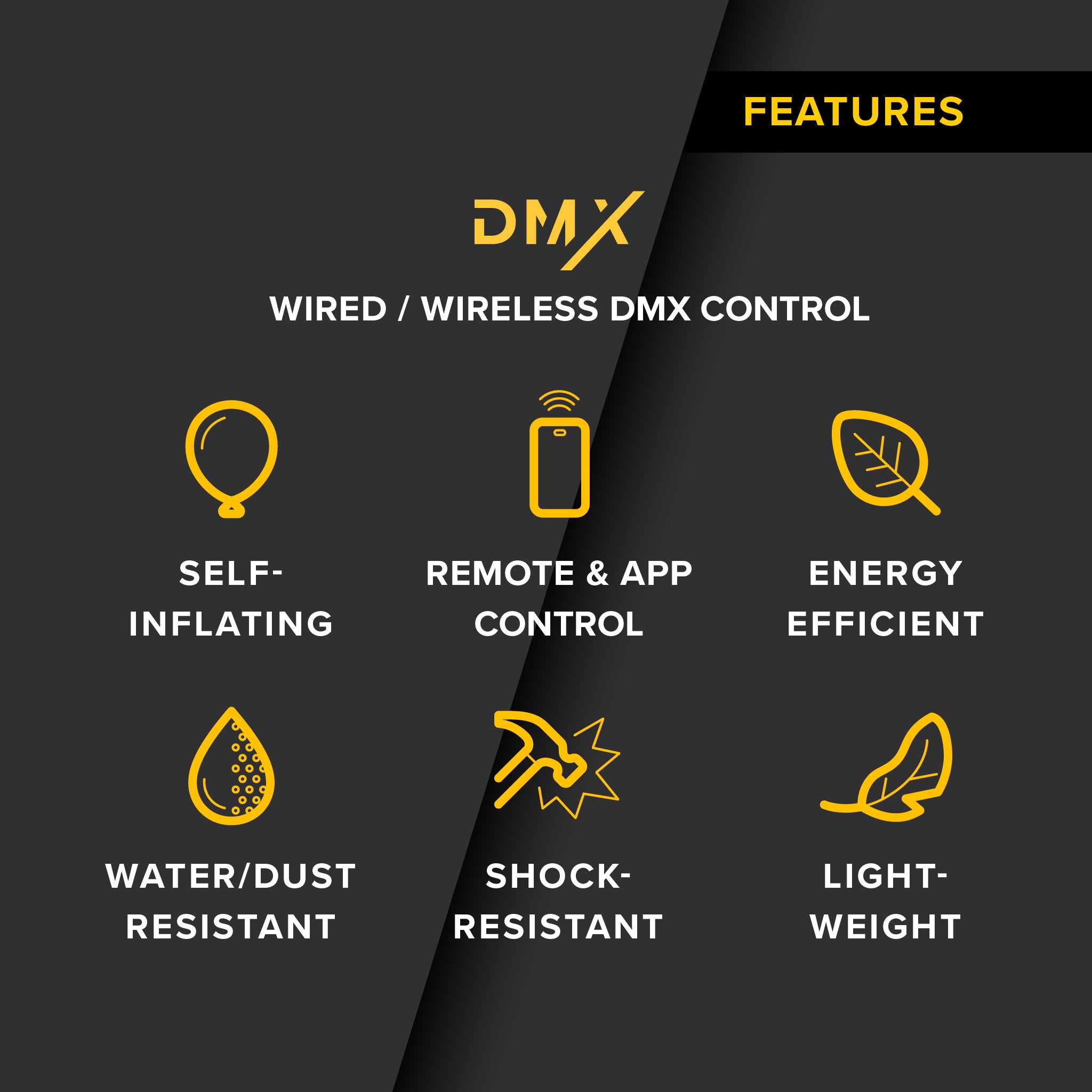G3 DMX 400 Watt RGB+CCT Balloon Light Fixture