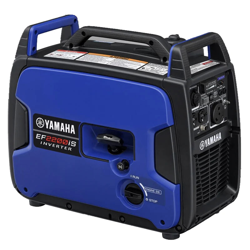 Yamaha EF2200IS 2200 Watt Inverter Generator side angle view
