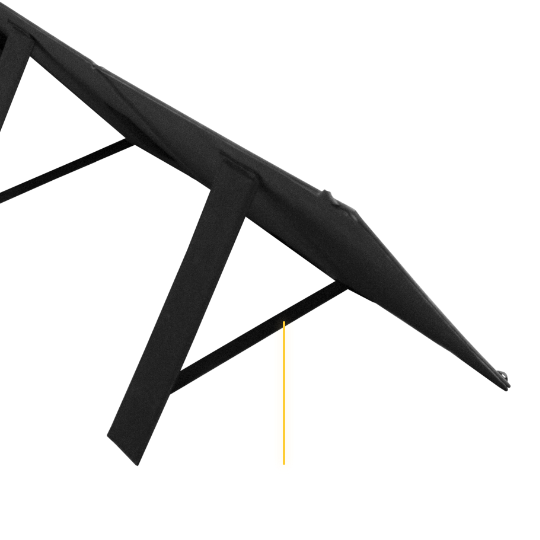 SeeDevil Solar Panel Backside With Stand Deployed