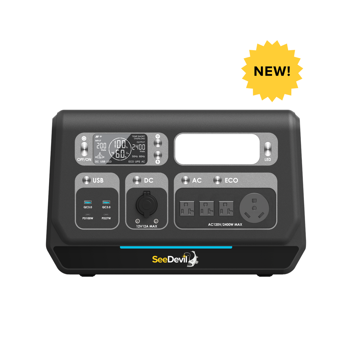 2400W 2048Wh Portable Power Station
