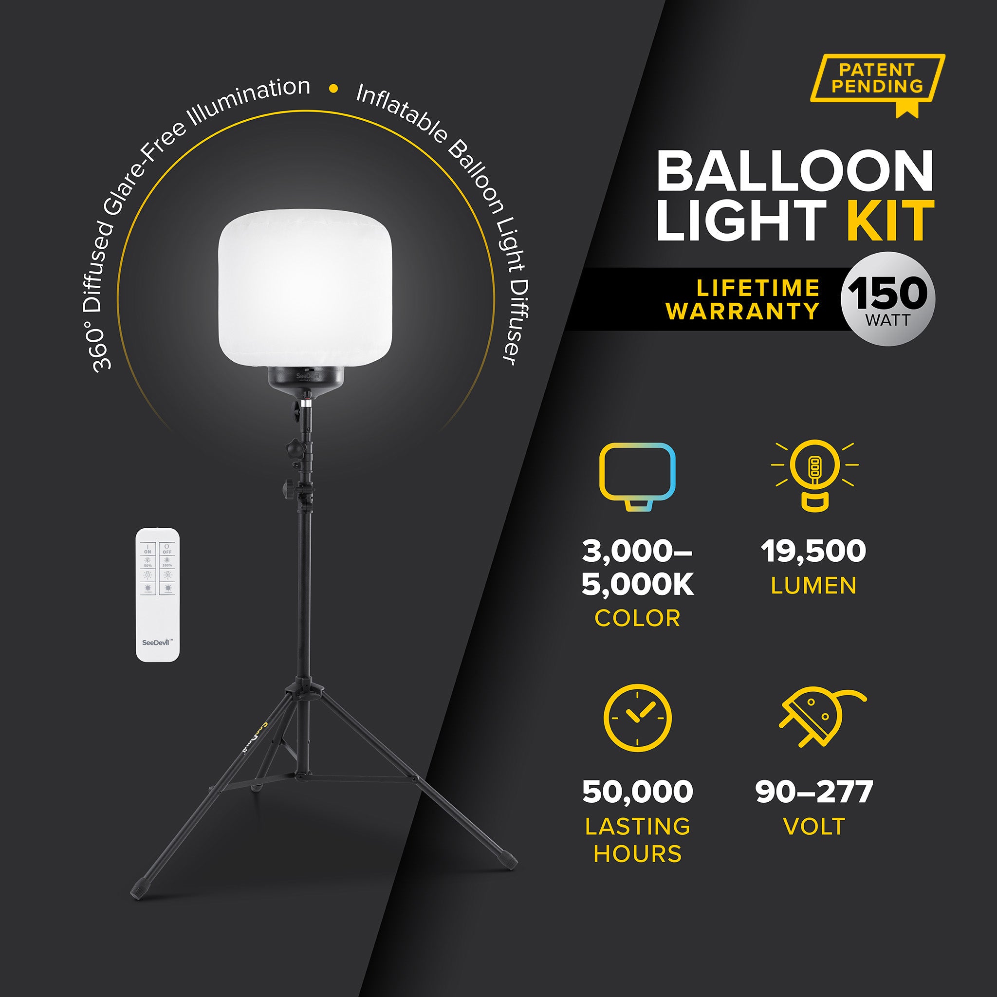 G3 150 Watt Balloon Light Kit