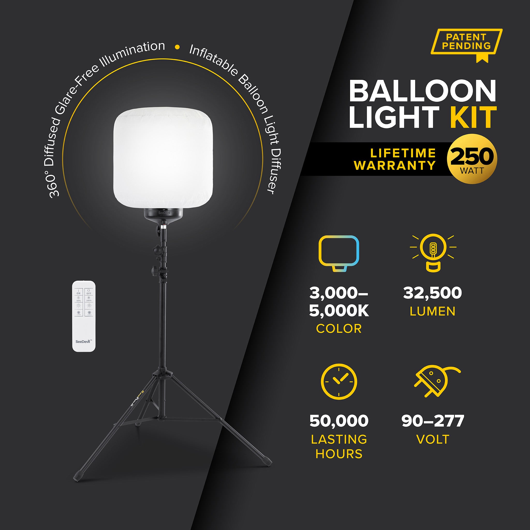 G3 250 Watt Balloon Light Kit