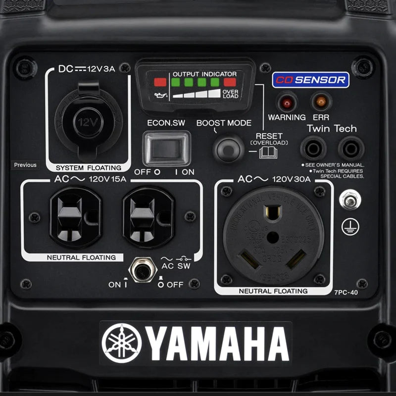 Yamaha EF2200IS 2200 Watt Inverter Generator up close view