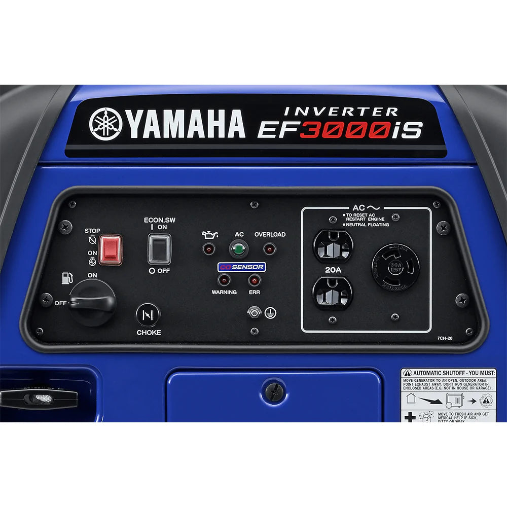 Yamaha EF3000iS 3000 Watt Inverter Generator close up